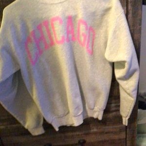 Grey Chicago sweater